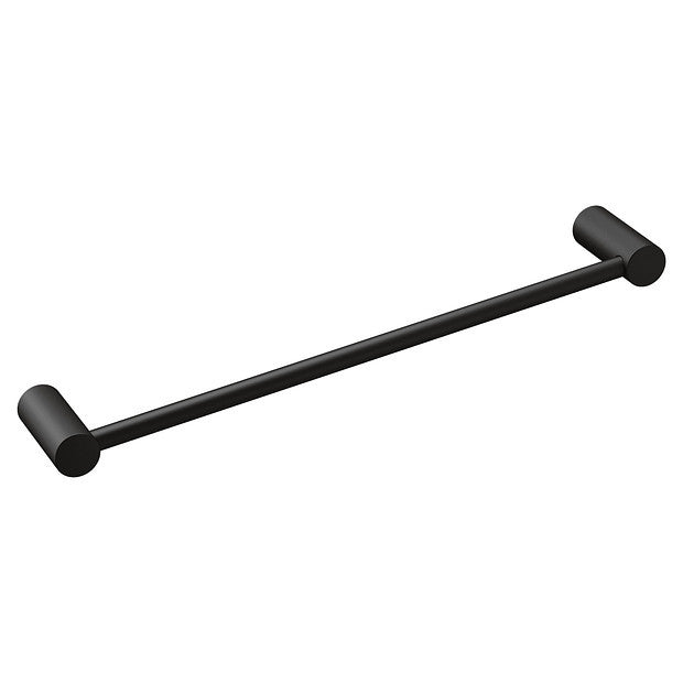 Moen Align 24-Inch Towel Bar in Matte Black - YB0424BL - Modern Bathroom Accessory for Towel Organization & Spa-Like Decor