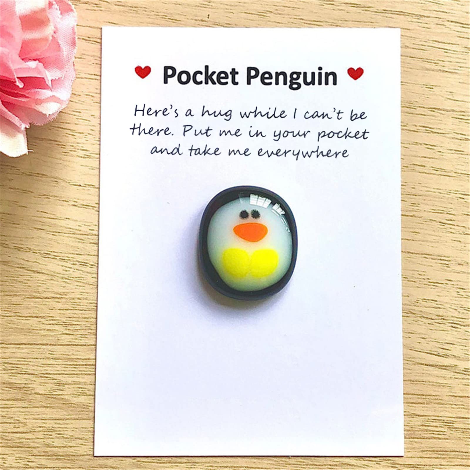 Adorable Penguin Pocket Toy - Mini Cute Animal Gift for Birthday, Wedding, Party & Valentine's Day | Perfect for Kids, Collectors & Penguin Lovers (Home Decor, Office Desk, Gift Giving)
