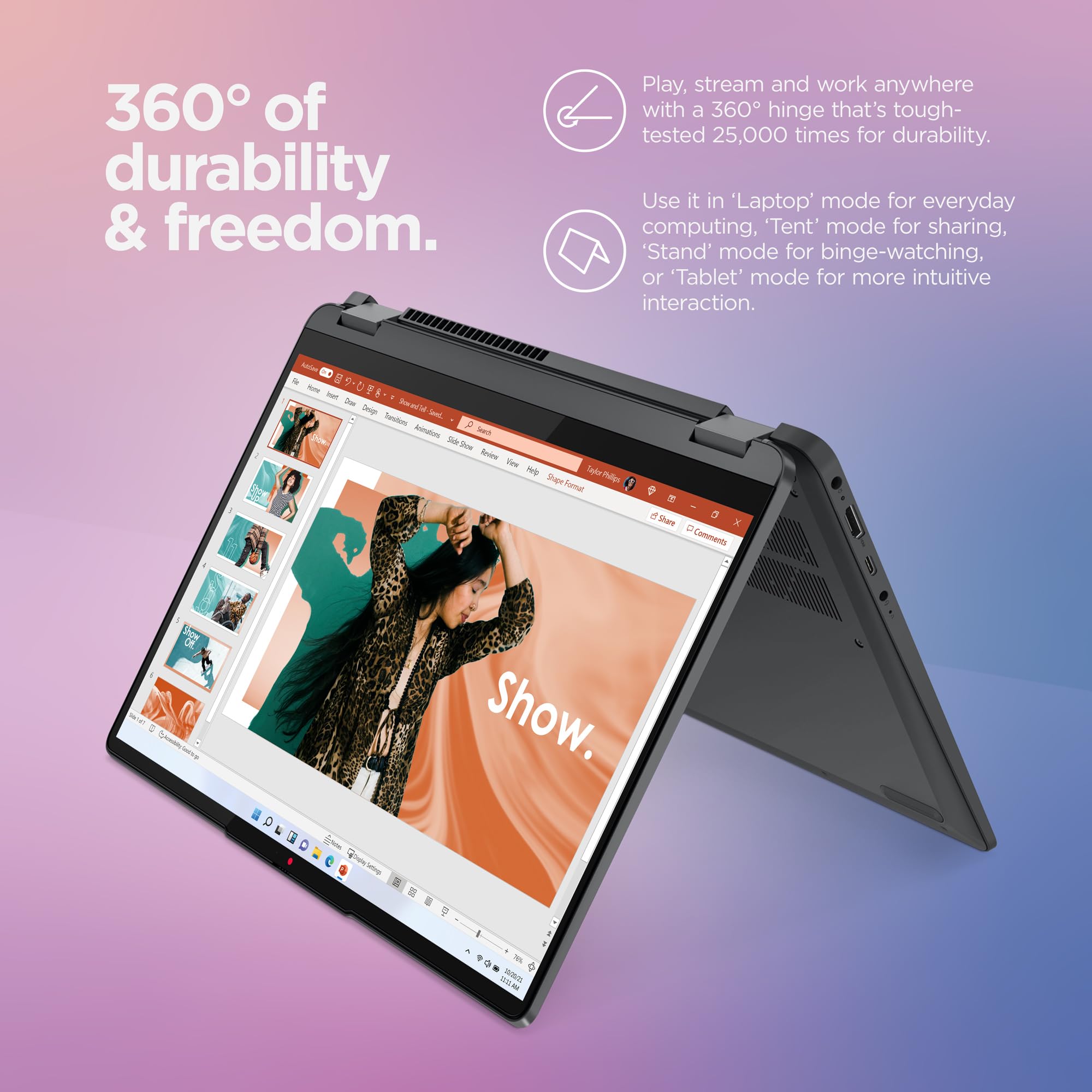 Lenovo IdeaPad Flex 5i 2-in-1 Laptop (2023 Model) - 14