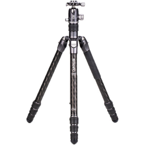 Benro Rhino Carbon Fiber 3-Series Travel Tripod with VX30 Ball Head - Lightweight Compact Tripod for Travel, Photography & Videography