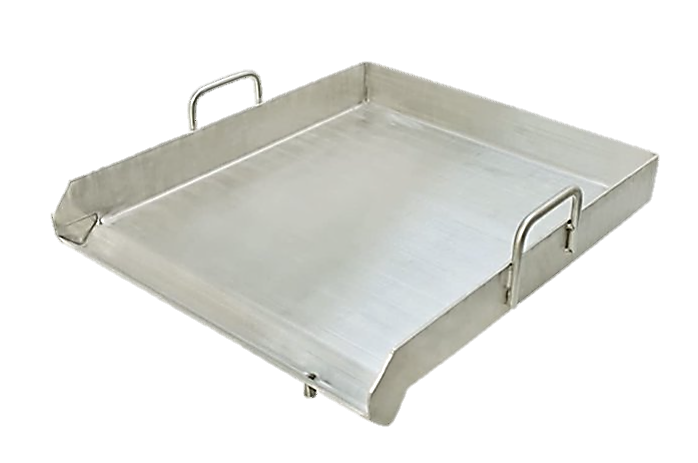 Premium Stainless Steel Single Burner Griddle - Flat Top Grill for Outdoor Cooking, Camping & Backyard BBQs - Heavy Duty 1 Burner Stove Top Grill - Perfect for Pancakes, Burgers & More