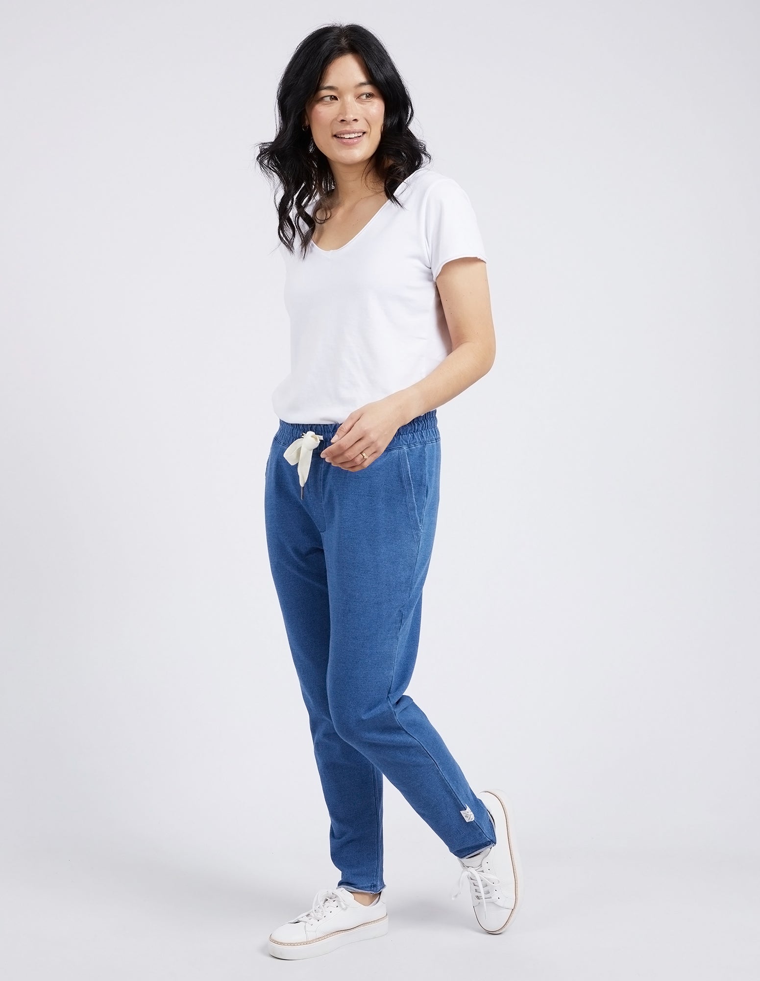Elm Rickety Men's Casual Pants - Blue | Comfortable Stretch Denim Jeans for Everyday Wear, Work & Outdoor Activities