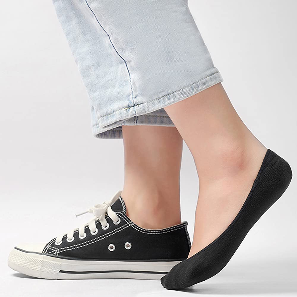 Women's No Show Socks - Ultra Low Cut Invisible Liner Socks for Flats & Boats | Non-Slip Breathable Footies | 3-8 Pairs Pack | Perfect for Summer, Work & Casual Wear