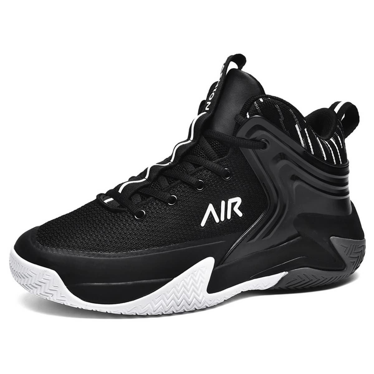 **Men's High-Top Basketball Shoes - Non-Slip Indoor & Outdoor Sports Shoes for Basketball, Training, and Casual Wear**