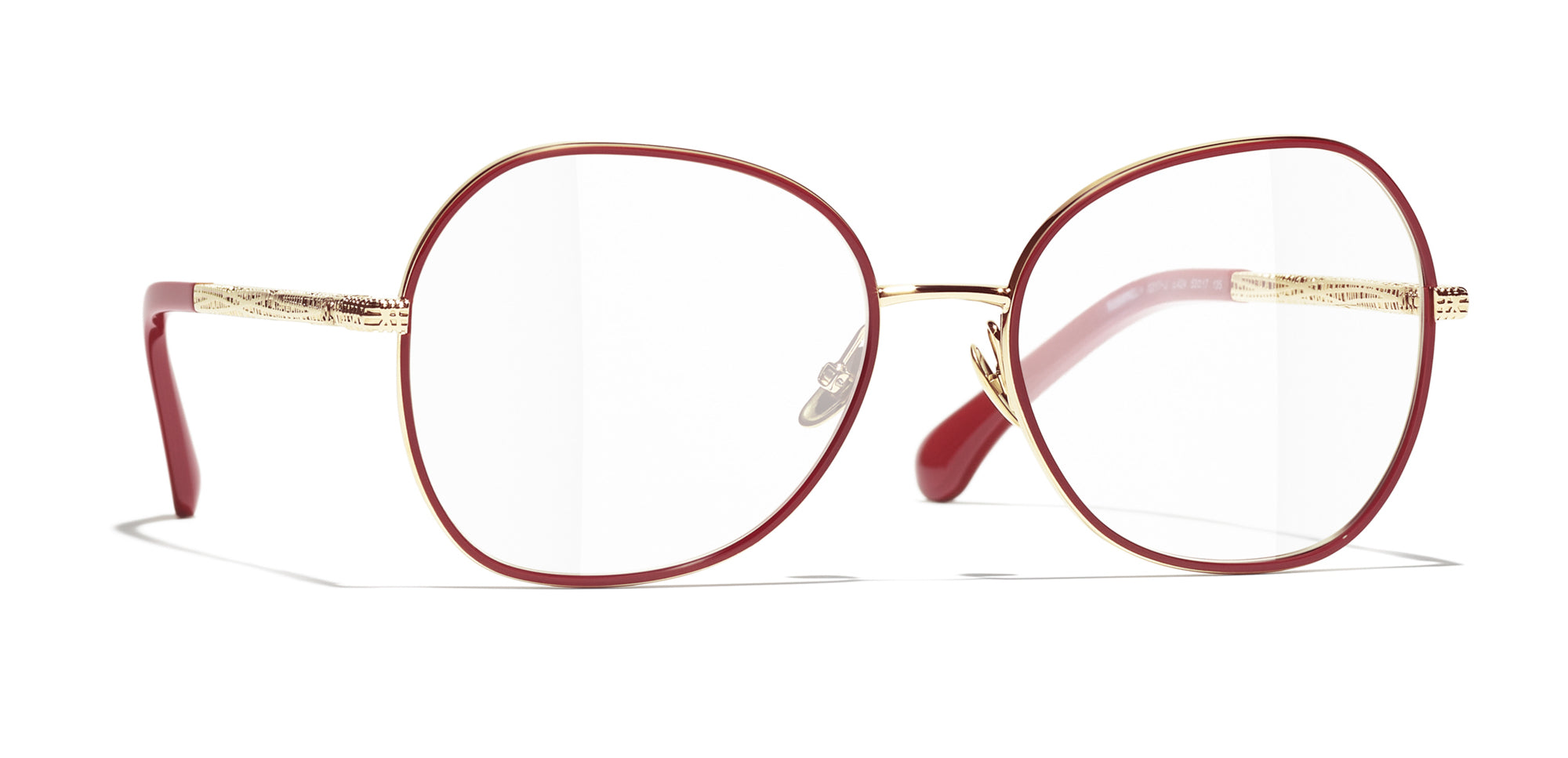 Pale Gold & Dark Red