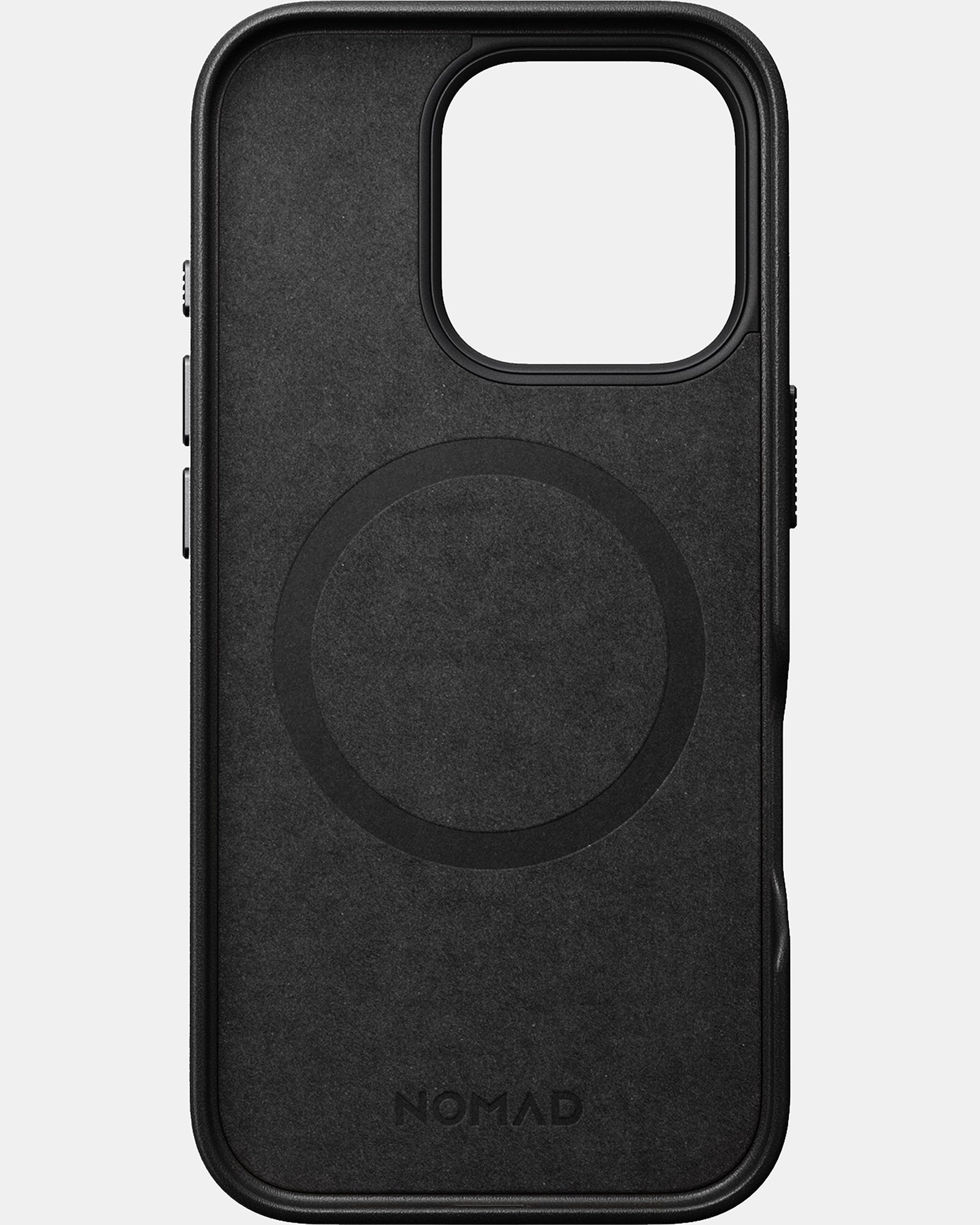 Premium Nomad Genuine Leather Case for iPhone 16 Pro - Slim Protective Cover with RFID Blocking (Black) - Perfect for Business Professionals & Everyday Use