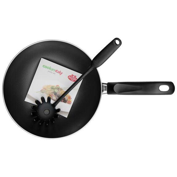 Ballarini 9.5-Inch Nonstick Pasta Pan Set - Premium Italian Cookware for Perfect Pasta & Stir-Fry | Ideal for Home Chefs & Italian Cuisine Lovers