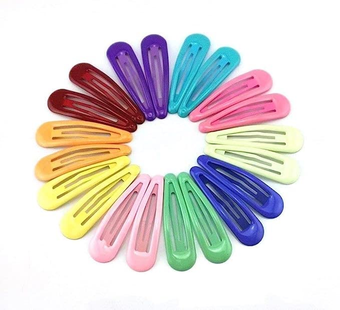 12 Pack Black Metal Tic Tac Toe Hair Clips for Women & Girls - Hair Accessories for School, Work, Parties & Everyday Styling