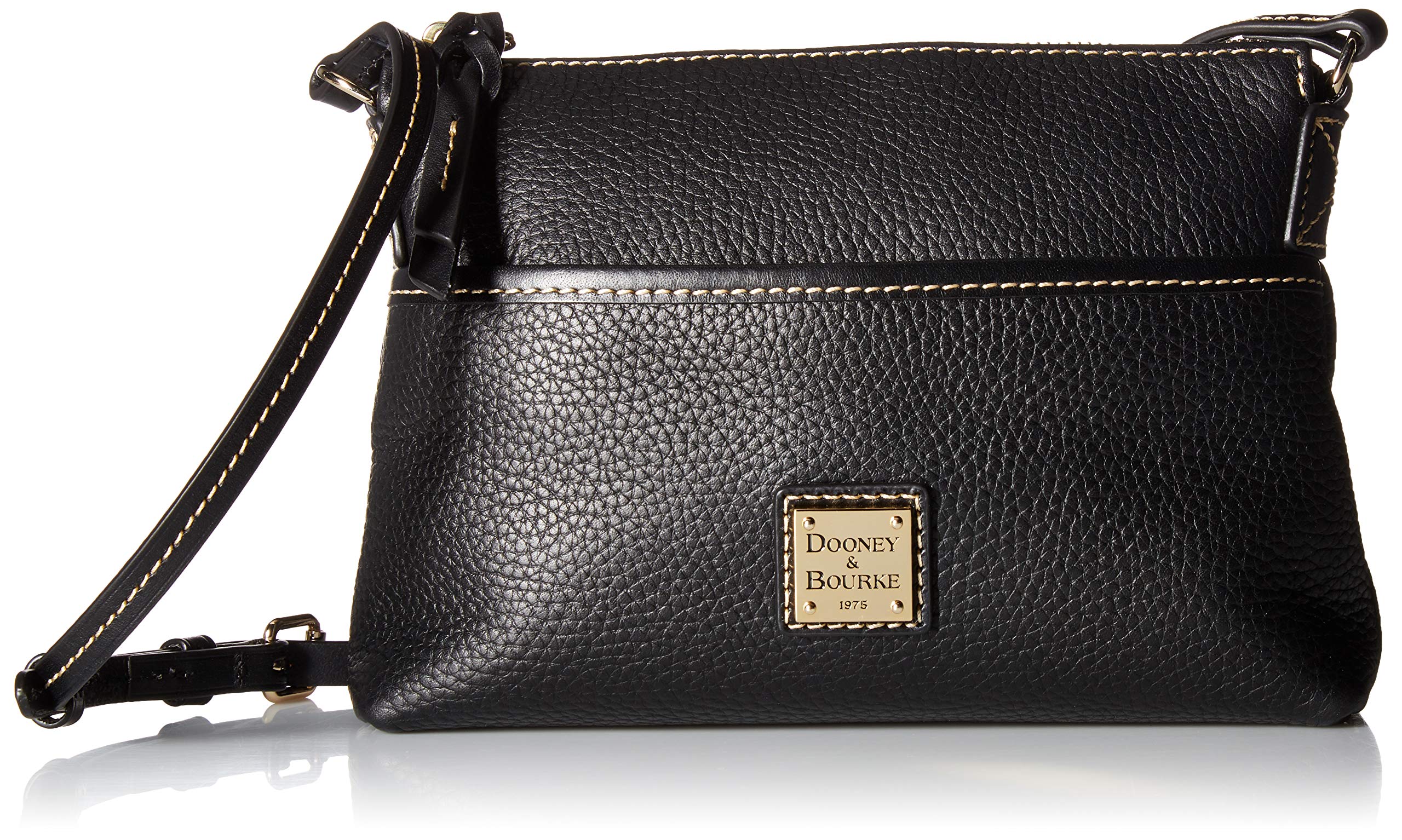 Dooney & Bourke Women's Saffiano Leather Hobo Shoulder Bag - Crossbody Purse for Work, Travel & Everyday Use | Stylish Handbag with Adjustable Strap
