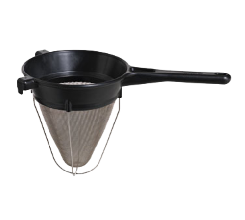 Matfer 017360 8-Inch Exoglass Bouillon Strainer - Fine Mesh Kitchen Sieve for Straining Stocks, Soups, and Sauces | Perfect for Professional Chefs & Home Cooking