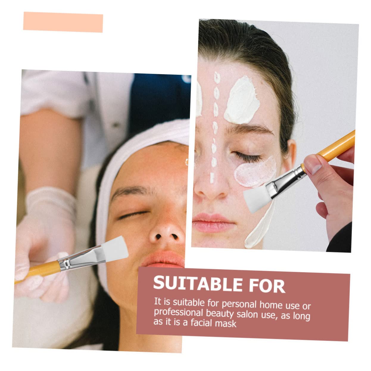 FRCOLOR Professional Mask Mixing Bowl Set with Stirring Bowl & Applicator - Salon-Grade Face Mask Mixing Tools for Spa, Facial & Beauty Treatments at Home or Salon