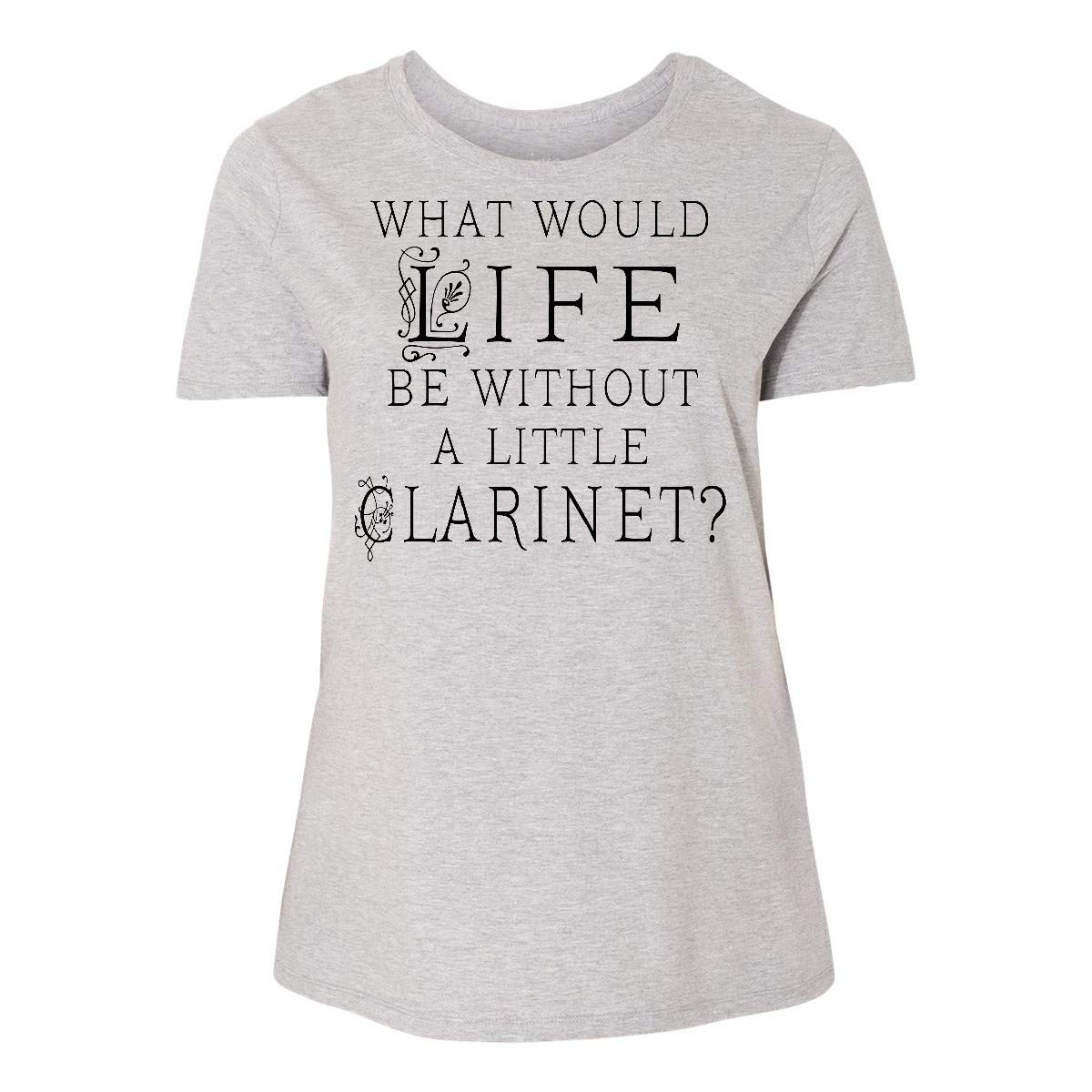 Inktastic Clarinet Player Music Lover Gift - Women's Plus Size T-Shirt for Musicians, Band Members & Music Teachers - Comfortable Cotton Tee for Concerts, Rehearsals & Casual Wear