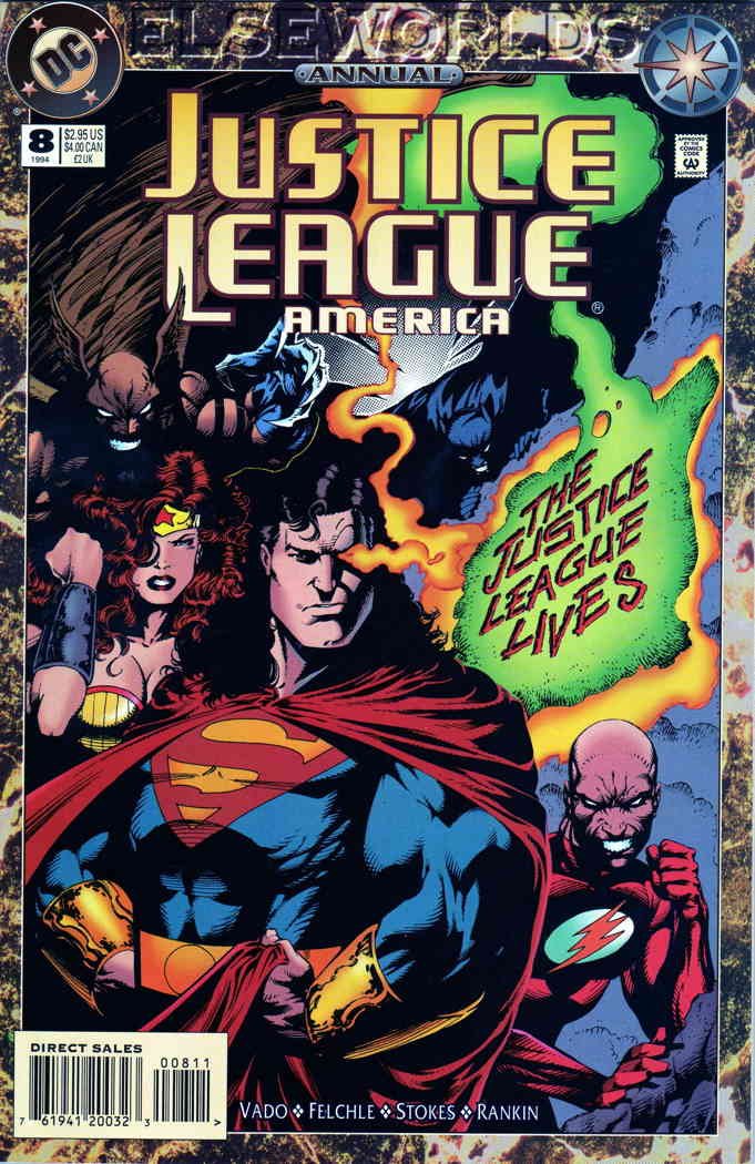 Justice League America Annual #8 VF/NM - DC Comics Elseworlds Edition | Collectible Comic Book for Fans & Display