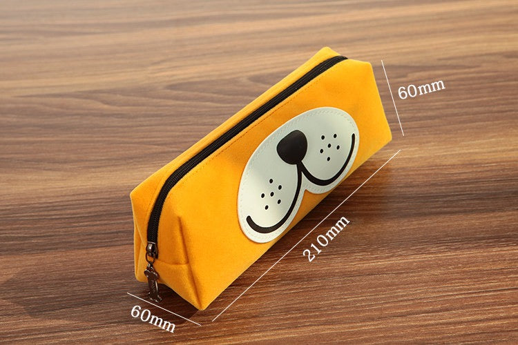 Cute Dog Face Pen Holder - Pencil Pouch for School, Office & Travel - Perfect for Organizing Pens, Pencils & Art Supplies