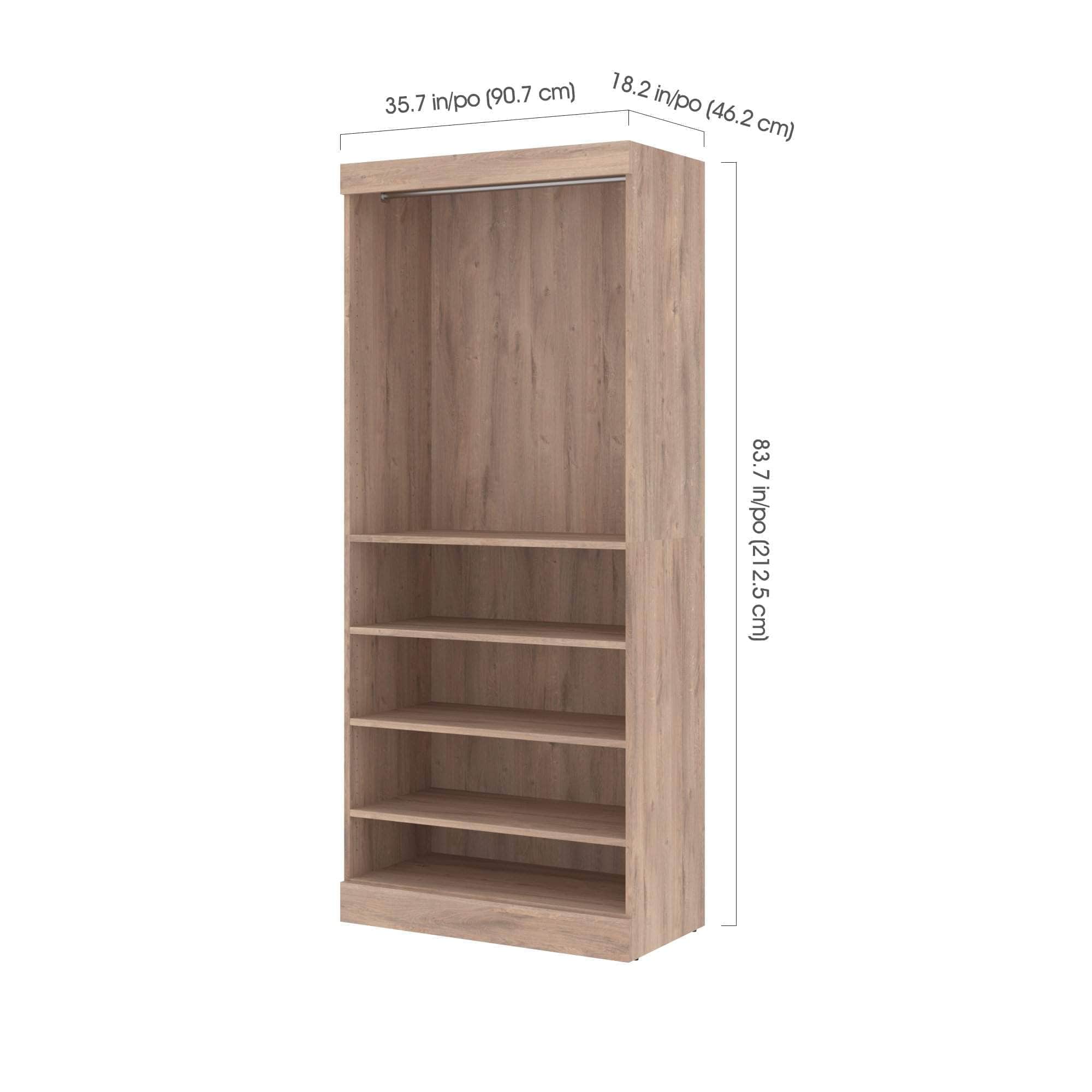 Pur 36 Closet Organizer Storage Unit - 7 Color Options for Bedroom, Closet & Home Organization
