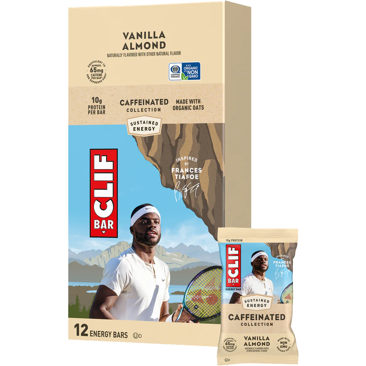 Clif Bar Energy Bars - 5 Pack | Organic, Gluten-Free Snacks for Hiking, Running & Outdoor Adventures | High Protein, Vegan & Non-GMO
