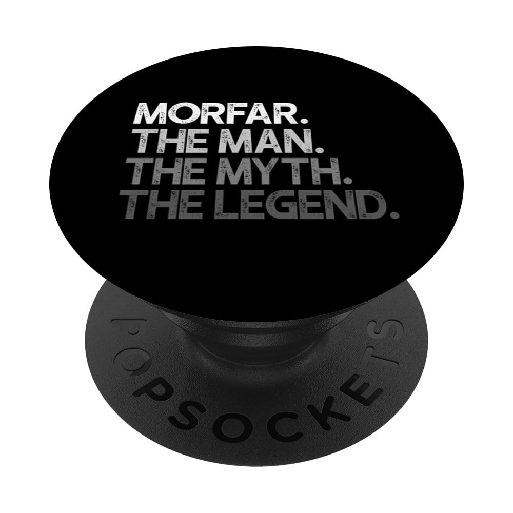 Morfar The Man Myth Legend PopSockets Adhesive PopGrip - Swappable Phone Grip & Stand for iPhone, Samsung & Smartphones - Perfect for Selfies, Gaming & Secure Phone Handling