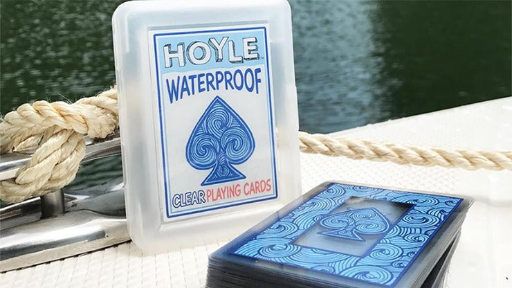 Hoyle Waterproof Playing Cards - Durable Plastic Deck for Poker, Blackjack & Casino Games - Perfect for Outdoor, Travel & Poolside Fun