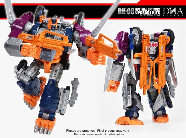 DNA Design DK 08 Upgrade Kit for Power of the Primes Optimal Optimus - Transformers Toy Enhancement Parts | Perfect for Collectors & Customization Projects