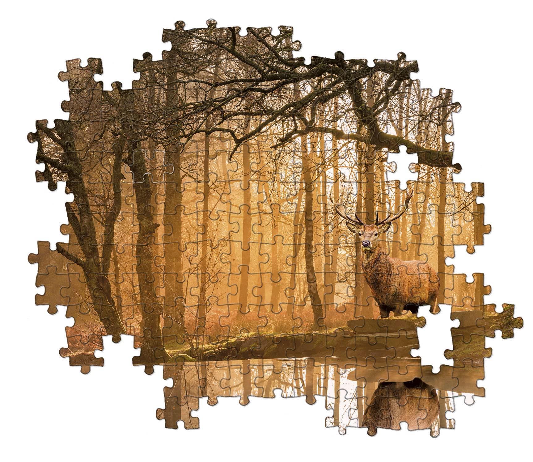 Clementoni 500-Piece Peace Puzzle - Rustling Silence - Premium Italian-Made Jigsaw Puzzle for Adults | Perfect for Relaxation, Stress Relief & Home Decor