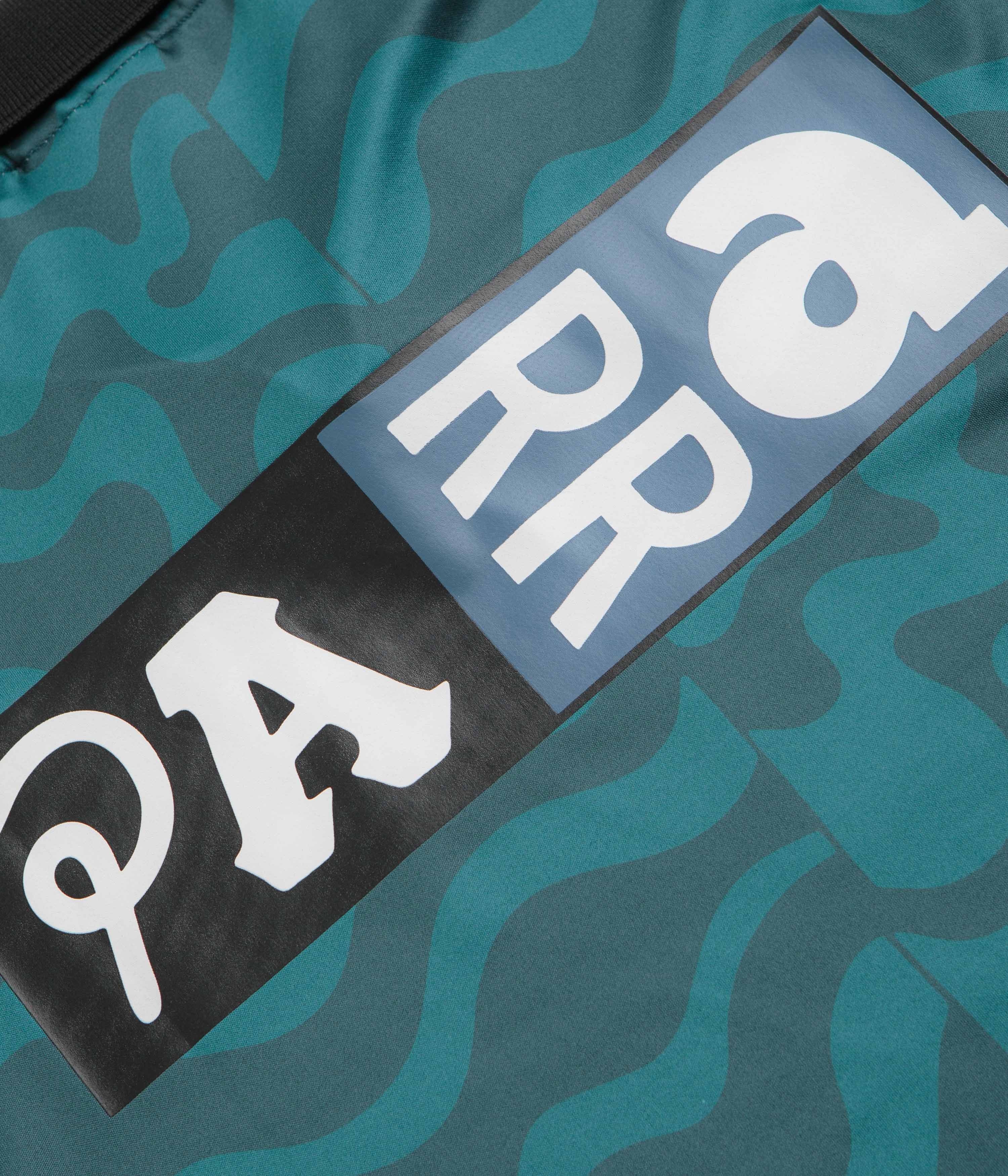 Parra Sports Flag Polo Shirt for Men - Breathable Golf Shirt with Moisture Wicking Technology - Deep Sea Green - Perfect for Golf, Tennis & Casual Wear
