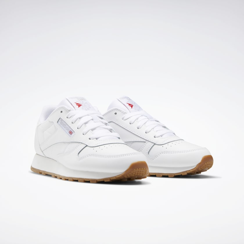 Reebok Classic Leather Sneakers for Kids - Comfortable & Durable School Shoes for Boys & Girls - Perfect for Running, Playground & Everyday Wear