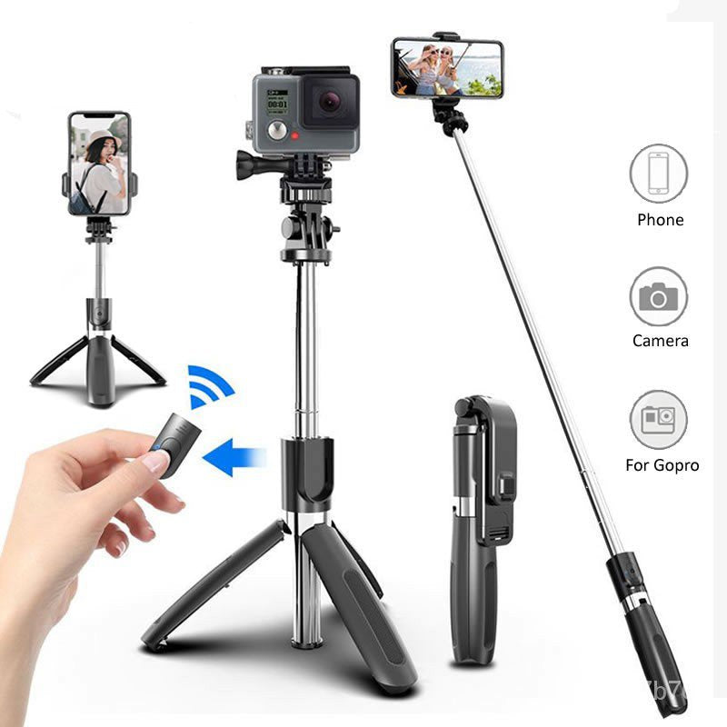 3-in-1 Bluetooth Selfie Stick Tripod with 360° Rotation - Extendable Phone Stand for iPhone Android - Perfect for Vlogging, Travel & Group Photos