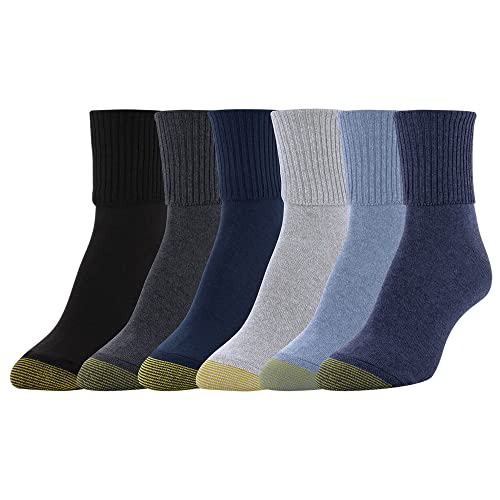Grey/Blue Mix (6-pairs)
