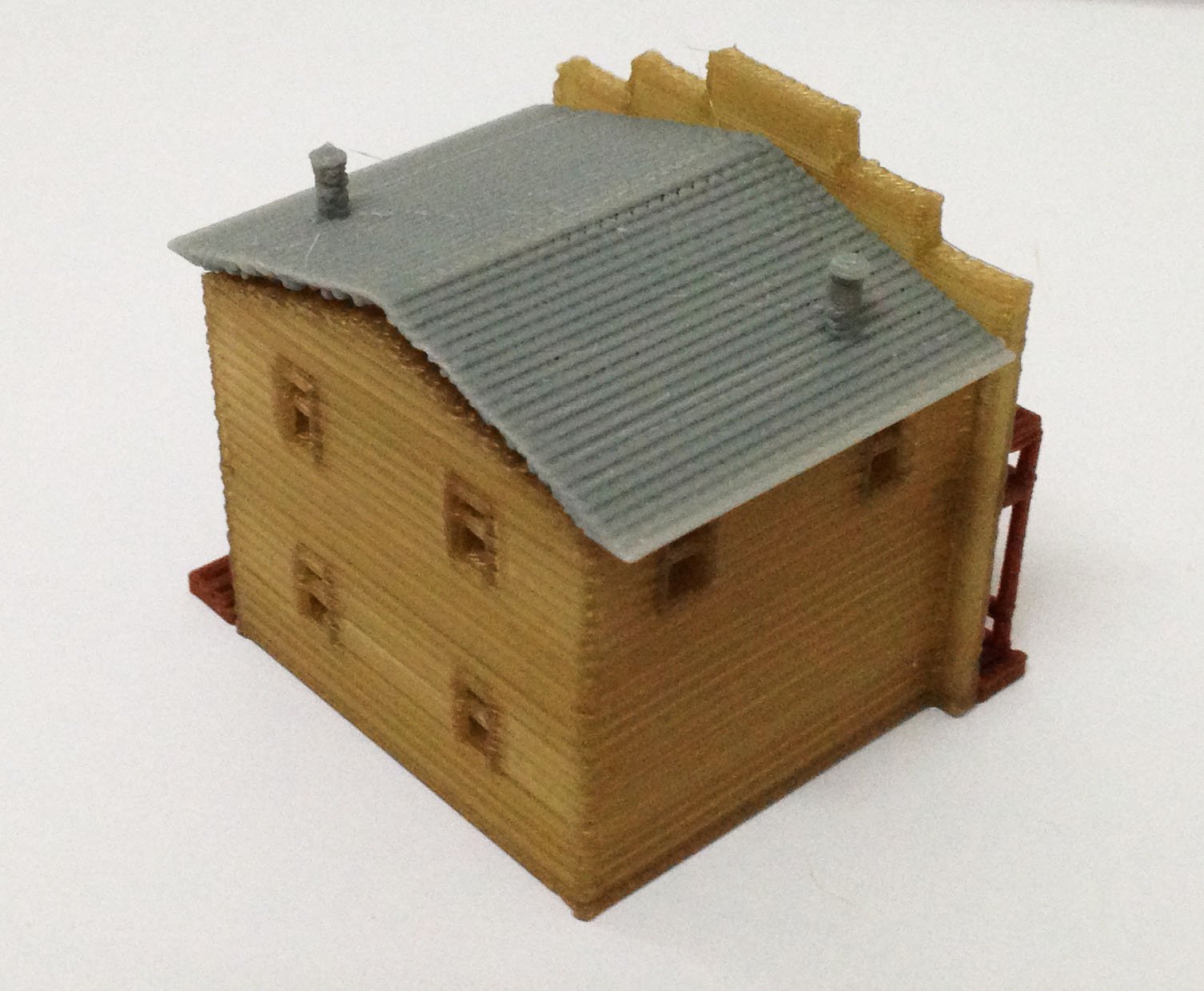 Outland Models Old West Saloon & Shop N Scale Train Railway Layout Building Kit – Perfect for Model Train Enthusiasts & Western-Themed Dioramas