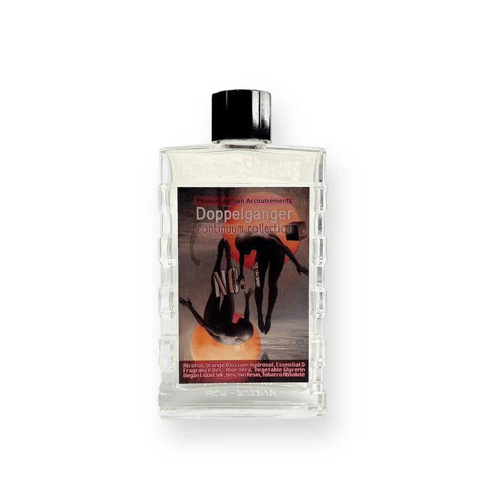 Phoenix Shaving Doppelgänger Continuum No.1 Aftershave Cologne for Men - Premium Scented Post-Shave Splash for Smooth Skin & Fresh Feeling - Perfect for Daily Grooming & Special Occasions