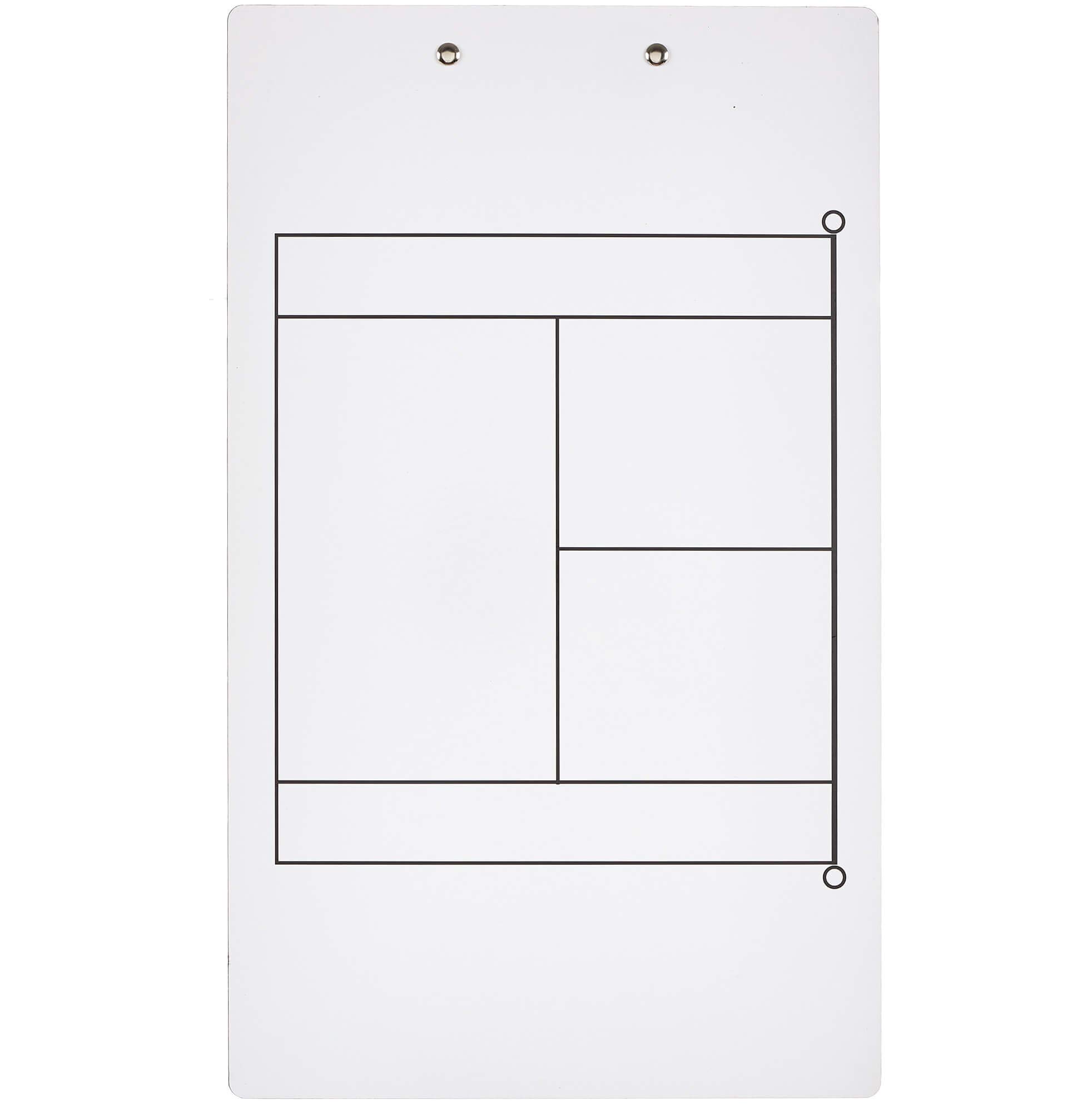Murray Dry Erase Coaches Clipboard - Double-Sided Whiteboard for Football, Basketball & Sports Coaching | Portable Playbook Clipboard for Practice, Games & Team Strategy Sessions