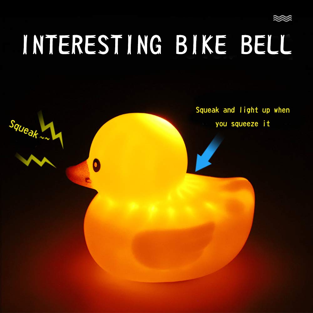 2Pcs Rubber Duck Car Ornaments - Squeeze Duck Dashboard Decor for Cars, Motorcycles & Bicycles | Fun Dashboard Accessories for Road Trips, Commuting and Cycling Adventures
