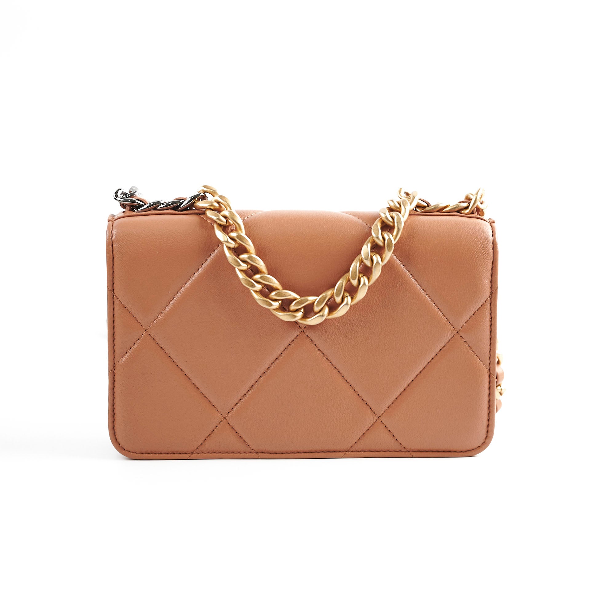 Chanel 19 Wallet On Chain WOC Bag in Caramel - Luxury Crossbody Bag for Women, Perfect for Parties, Date Nights & Everyday Use