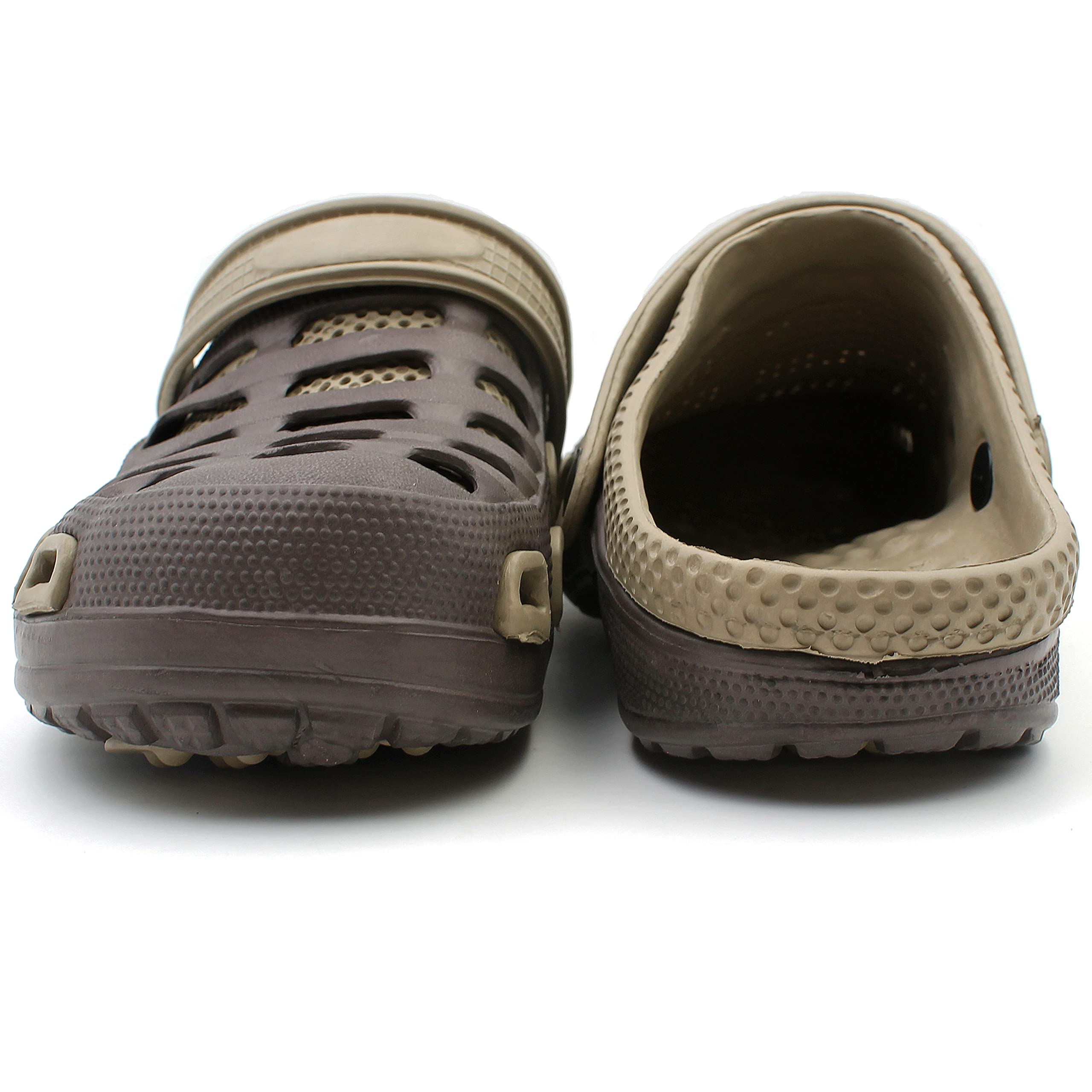 Men's Garden Clogs Shoes - Breathable Two-Tone Summer Sandals & Slippers for Beach, Backyard, Poolside Relaxation - Perfect for Outdoor, Casual Wear & Water Activities