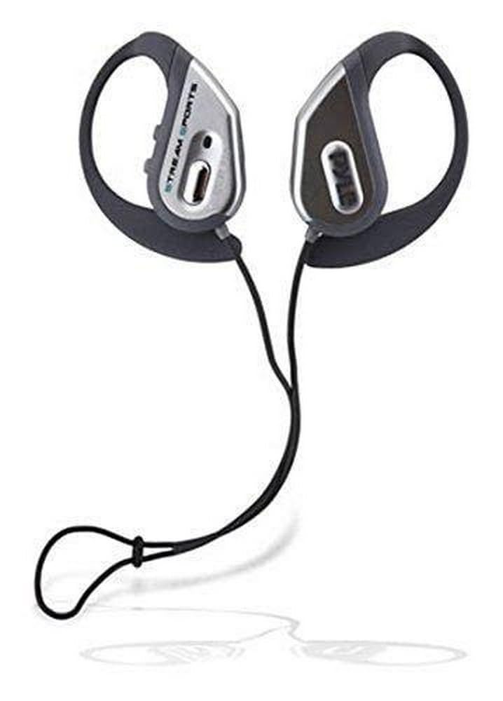 Pyle Bluetooth Active Sports Waterproof Headphones - Wireless Earbuds with Microphone, Handsfree Call, Rechargeable Battery & Ear-Hook Design - Ideal for Running, Swimming, Gym Workouts & Outdoor Activities (PWBH18SL, Silver)
