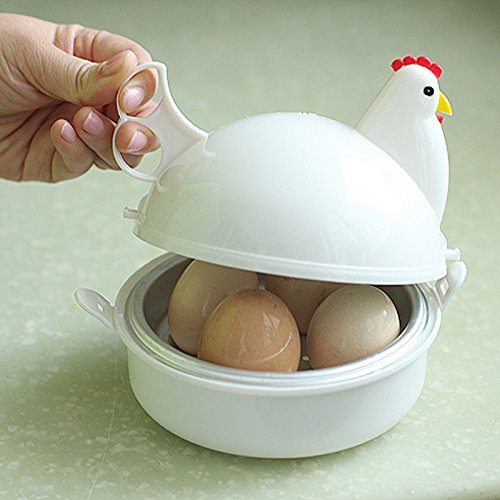 Lodokdre Electric Egg Boiler Cooker - Automatic Hard & Soft Boiled Egg Maker with Timer - Perfect for Breakfast, Meal Prep & Healthy Snacks - Kitchen & Home Appliance