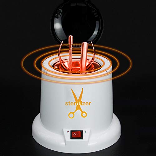 Professional Nail Sterilizer Pot - High Temperature Disinfection for Tweezers, Manicure Tools & Tattoo Equipment | Salon, Spa & Home Use Beauty Accessories