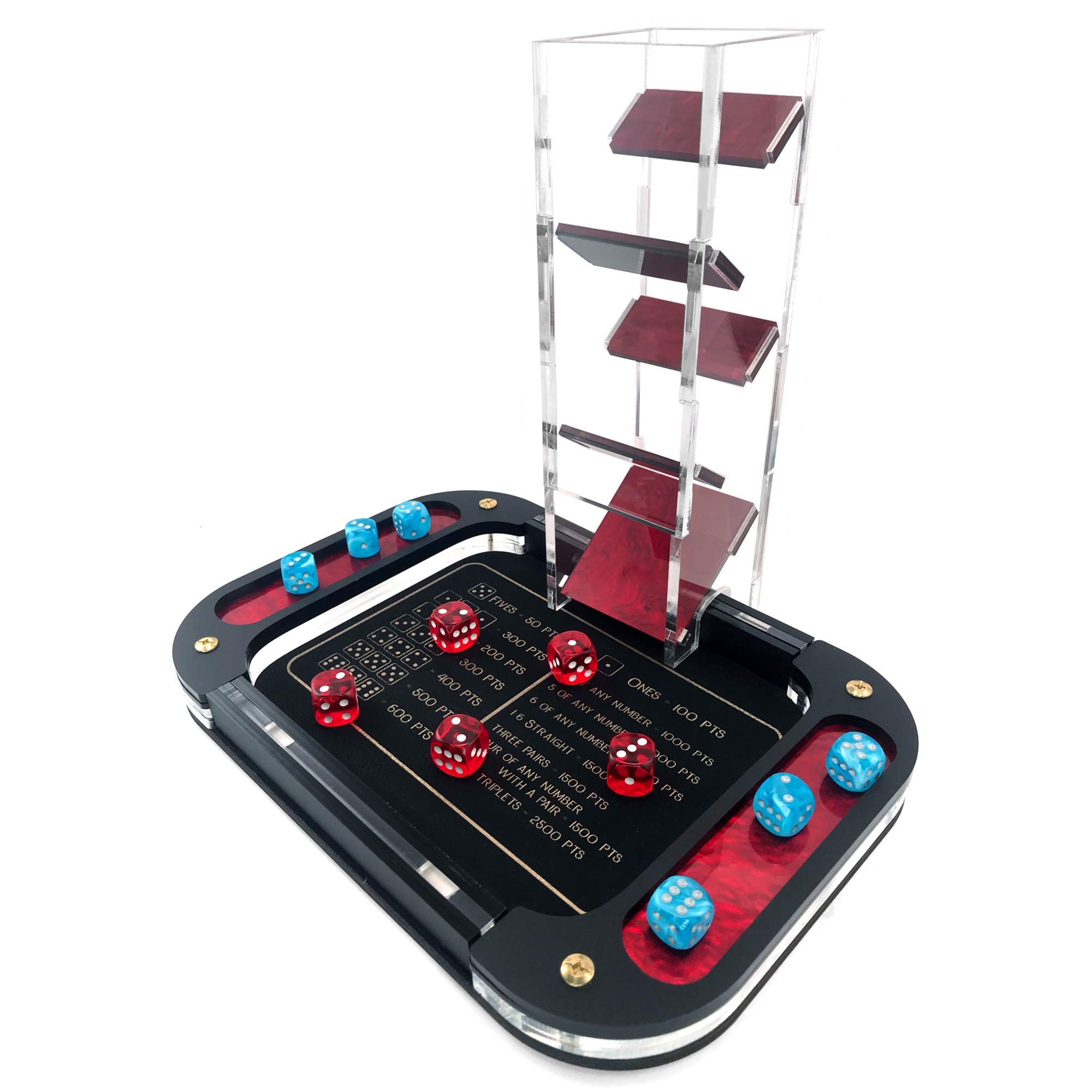 Omega & Mini Mega Dice Tray with Farkle Score - 18