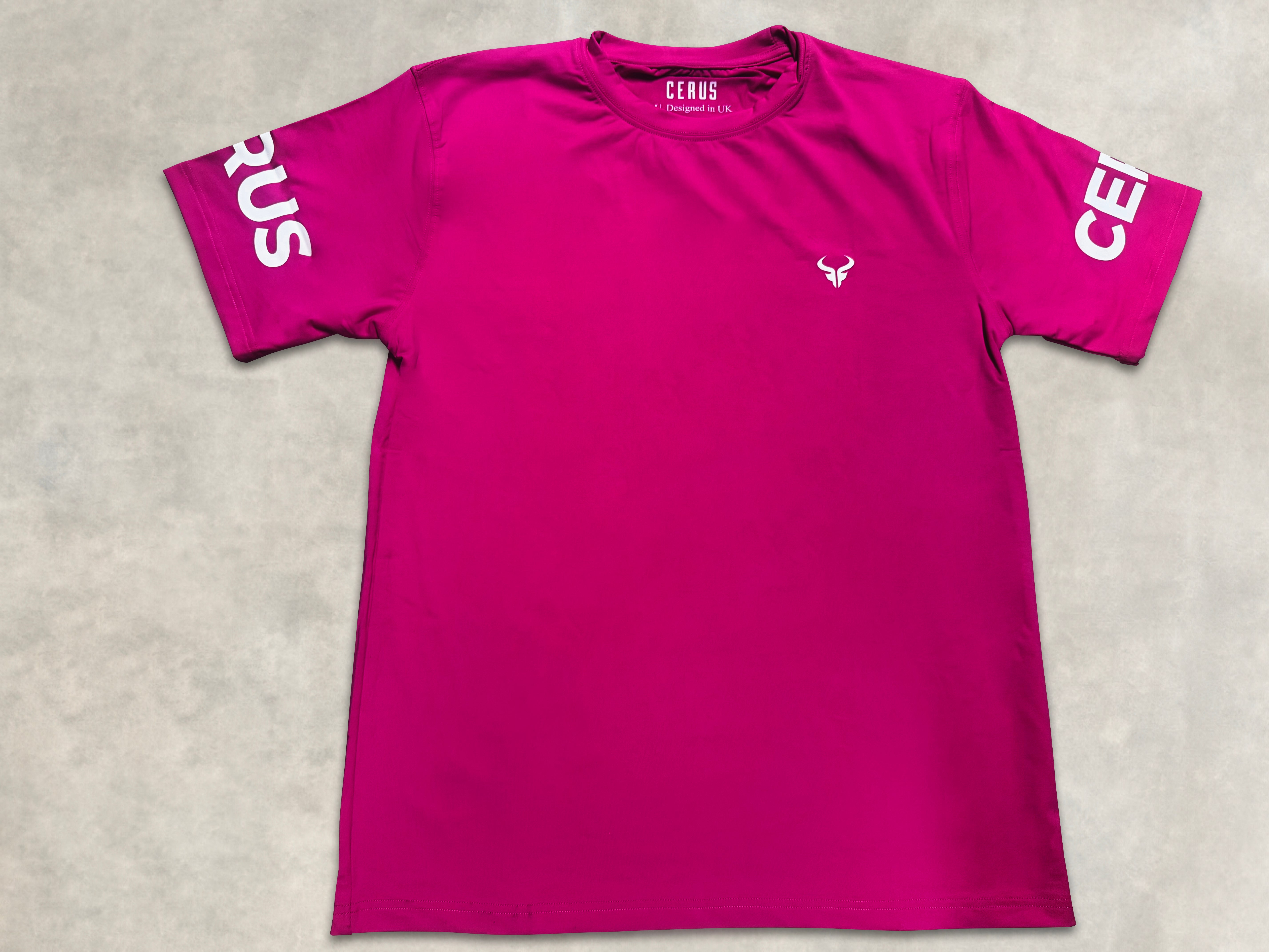Cerus Magenta Apex Men's T-Shirt - Premium Cotton Crew Neck Tee for Casual Wear, Gym & Everyday Outfits | Trendy Streetwear Fashion for Men