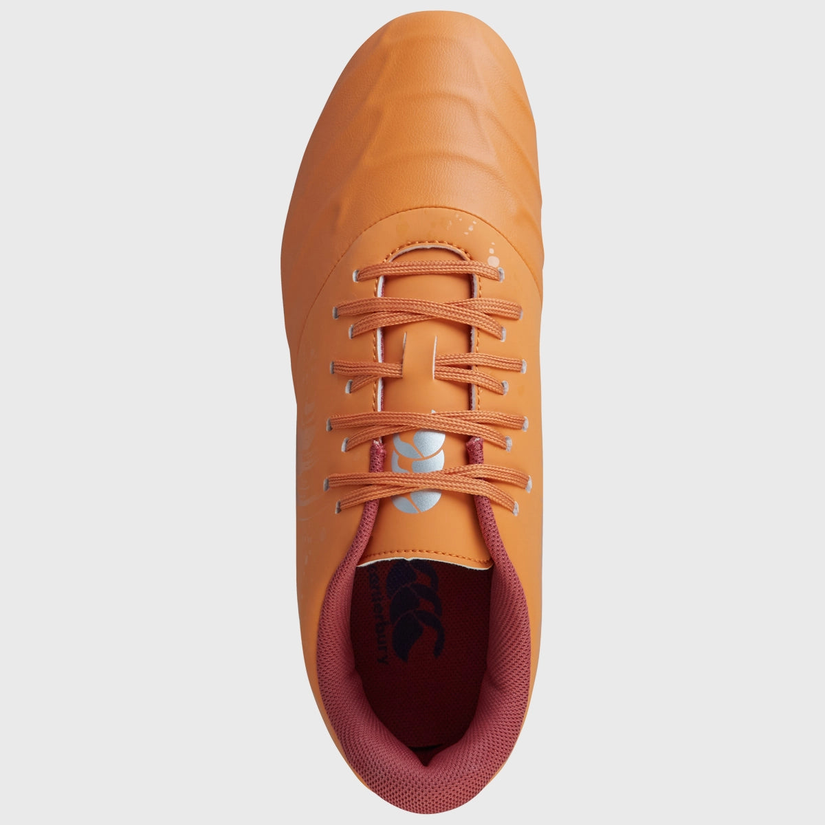 Canterbury Phoenix Genesis Team SG Rugby Boots - Orange Crush | High-Performance Rugby Cleats for Men | Perfect for Wet & Muddy Field Conditions