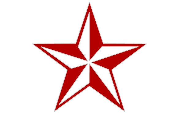 Mariner Star 5x5 Inch Nautical Decor - Perfect for Home, Office, and Boat Decoration