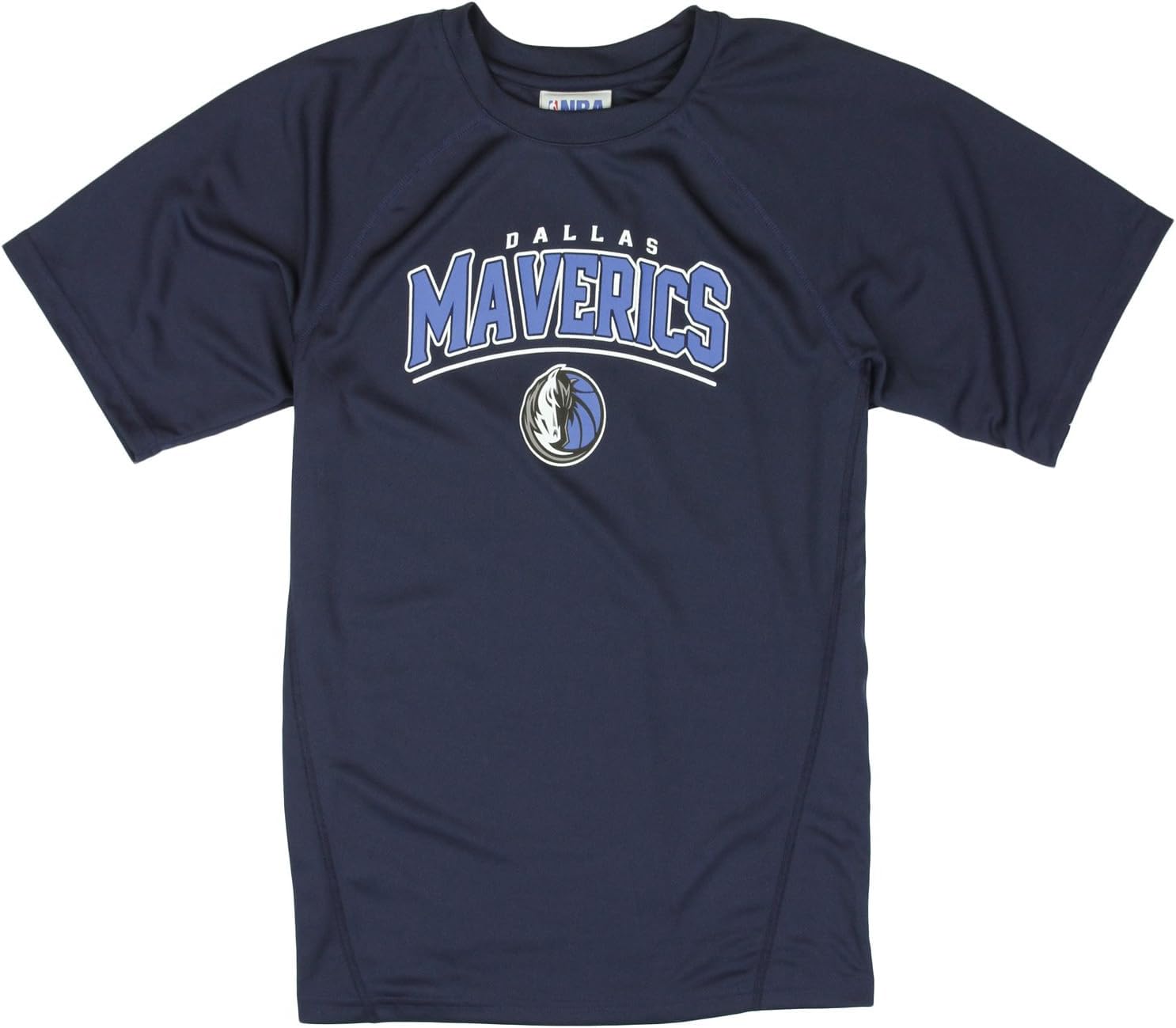 Dallas Mavericks NBA PlayDry T-Shirt for Boys - Navy Blue - Game Day & Casual Wear