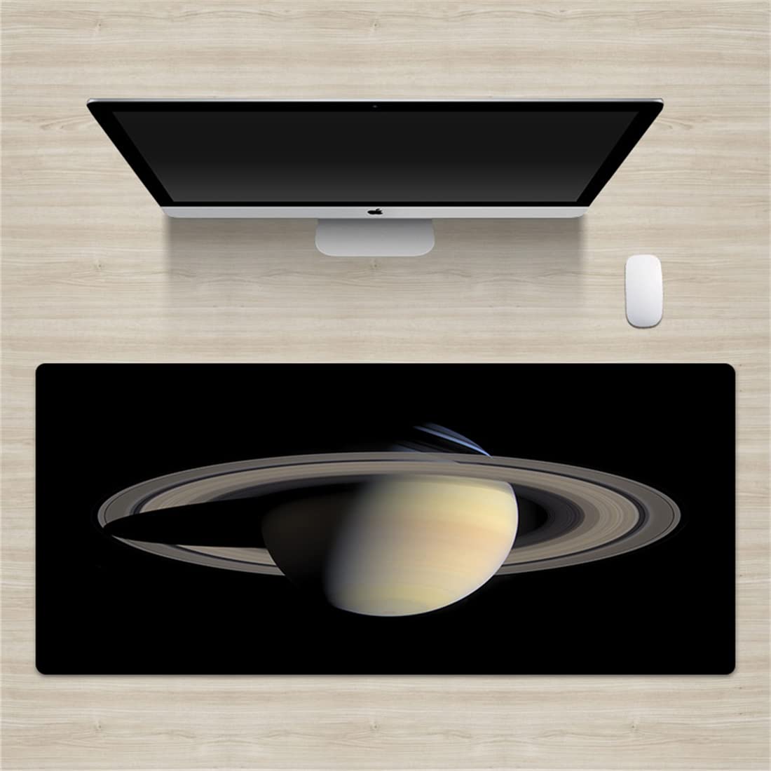 KLAYOVE XXL Gaming Mouse Pad - 900 x 400mm Large Mouse Mat with Stitched Edge | Non-Slip Base, Foldable & Washable | Perfect for Gaming, Office & Home Use | Ideal for PC, Laptop & Computer Desks