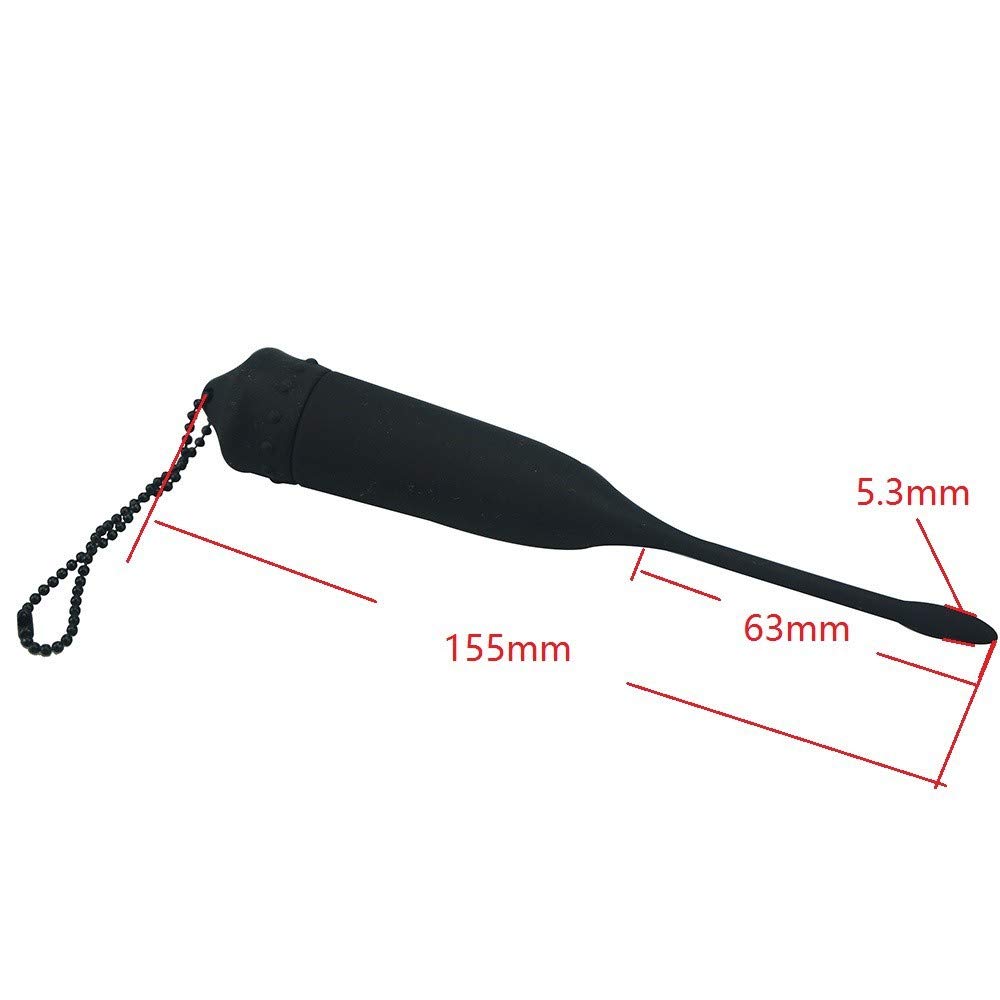 Urethral Sounds Vibrator Dilator Set - Expandable Penis Plug & Ring for Men - Black Adult Sex Toy for Sensual Play & Prostate Stimulation - Perfect for BDSM, Couples Play & Solo Exploration