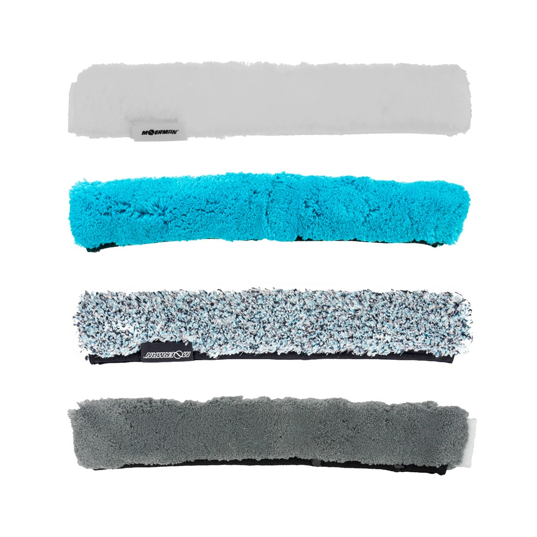 Moerman Scrubber Sleeve Pack - 5 Pack Premium Microfiber Cleaning Sleeves for Window Squeegees - Perfect for Glass Cleaning, Car Wash & Household Surfaces