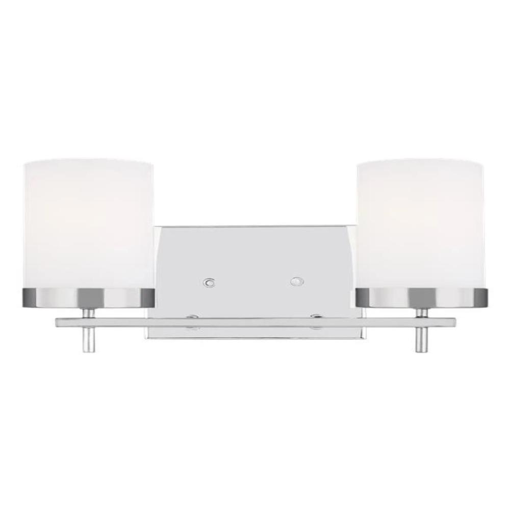 Huntington 2-Light Bathroom Vanity Light Fixture - Modern LED Sconce for Makeup Mirror Lighting & Bedroom Decor