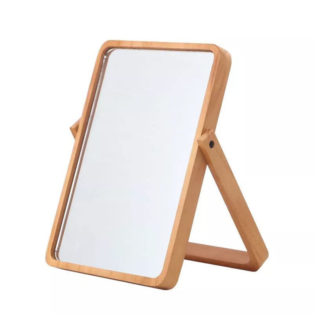 FRCOLOR Rectangular Standing Mirror - Desktop Makeup Mirror with Adjustable Angle for Vanity, Dressing Table & Bathroom | Perfect for Applying Makeup, Styling Hair & Full-Length Outfit Checks