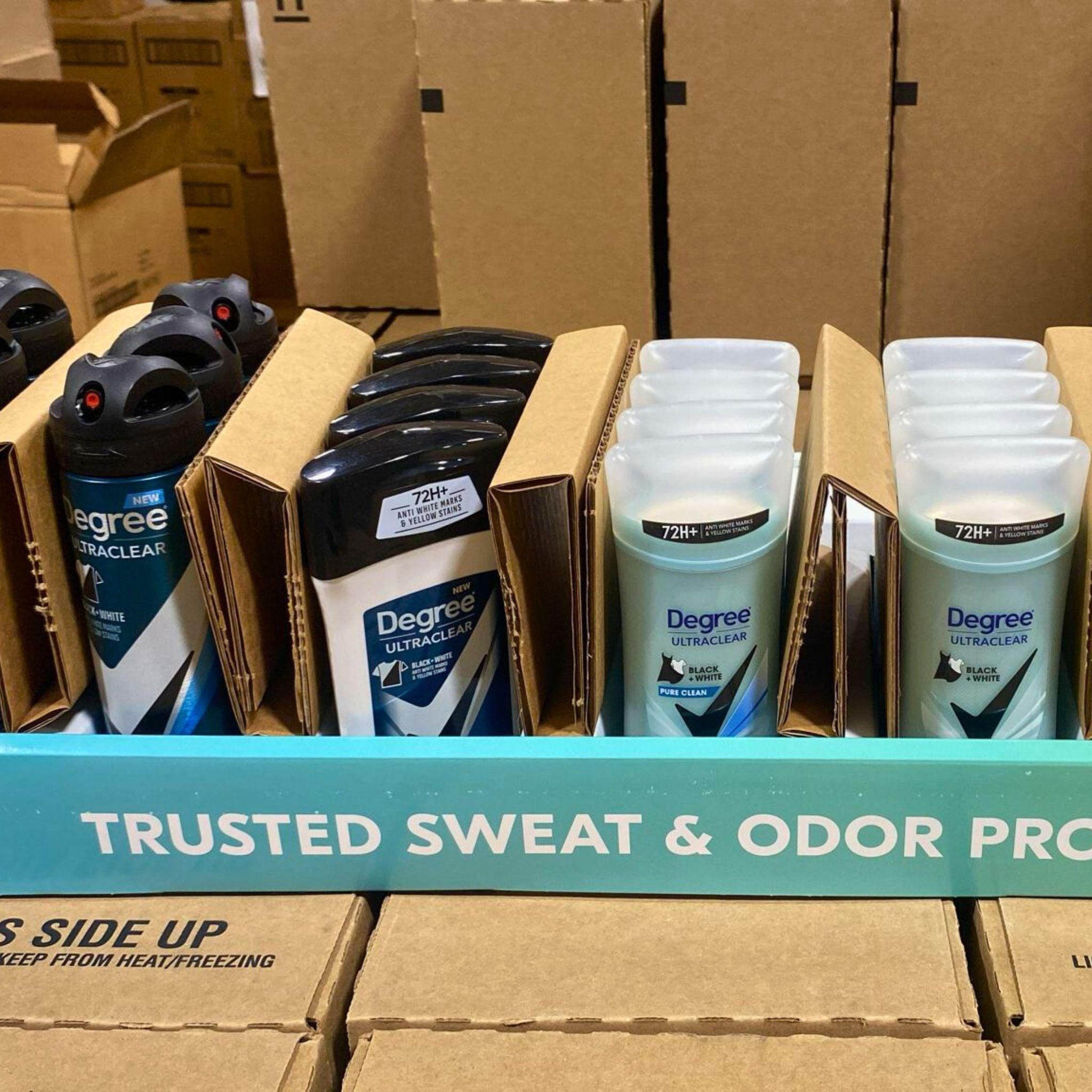 Degree Mixed Display Antiperspirant Dry Spray & Invisible Solid Deodorant (52-Piece Bulk Pack) - Fresh All Day Protection for Men & Women at Work, Gym or Outdoor Activities