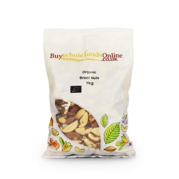 Organic Brazil Nuts 1kg (2.2lb) - Whole, Raw, Unsalted - Premium Quality, Non-GMO, Gluten-Free - Perfect for Snacking, Baking & Healthy Recipes