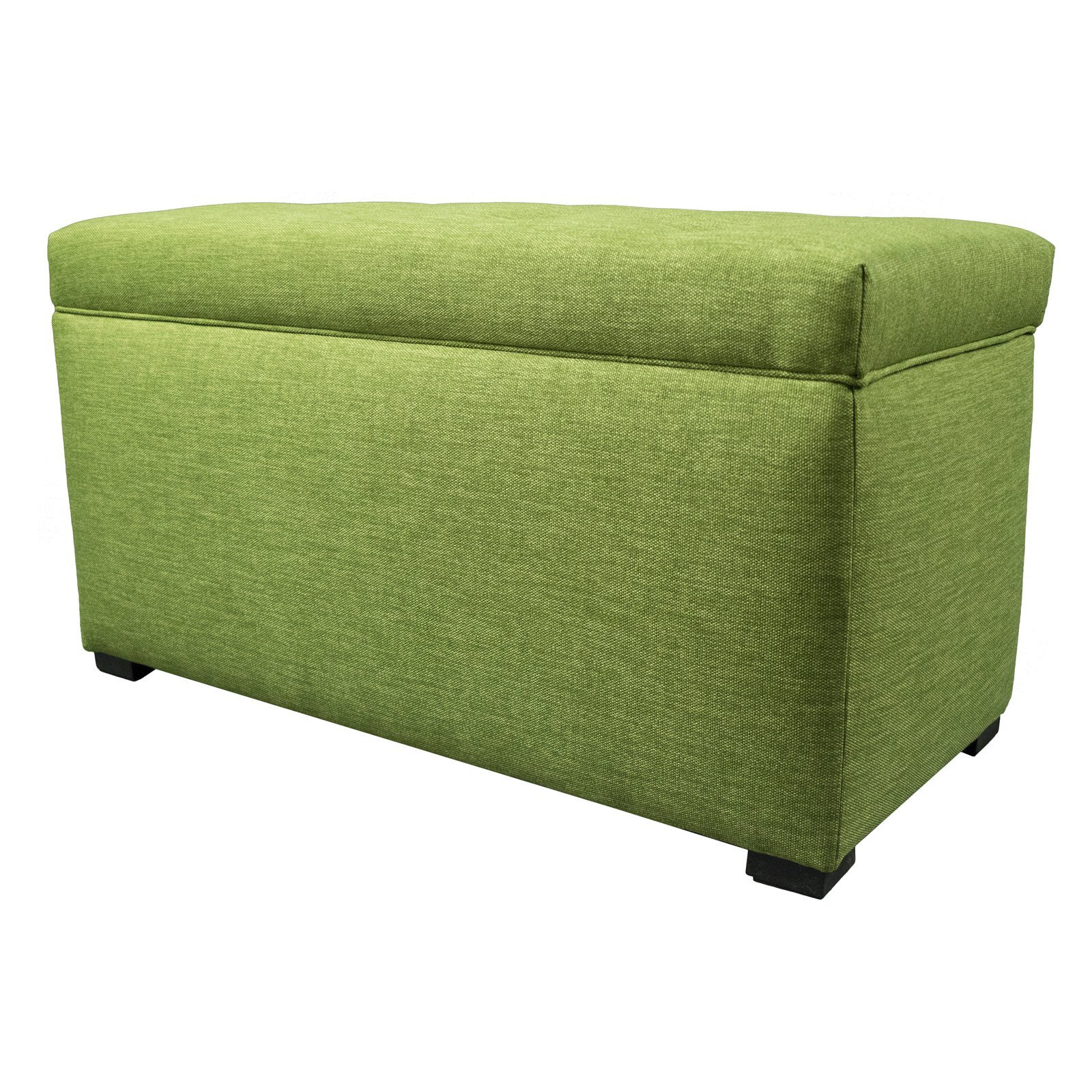 MJL Furniture Angela Klargo Upholstered Storage Bench with Cushion - Stylish Entryway, Bedroom, or Living Room Seating & Organization Solution